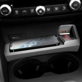 Avto QI brezžični polnilnik za Audi A3 8V S3-2020 hitro telefon polnilnik za polnjenje tablice, mobilni telefon, držalo za pribor