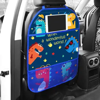Avto Sedež Nazaj Proti Kick Mat otroške Risanke Zadaj Zaščitnik Kritje za Otrok Otroke, Otroška iz Blata, Umazanije