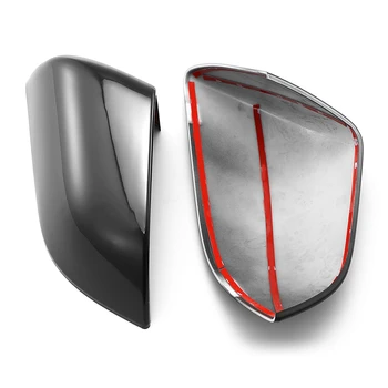 Avto Stranska Vrata Rearview Mirror Zaščito Okvir Pokrova Trim Za Tesla Model 3 2017-2019