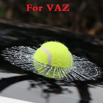 Avto-styling 3D Tenis, Baseball Hit Okno Auto Nalepke za VAZ 2104 2109 2111 2121 (4x4) EL Lada Kalina Largus Priora Revolucija