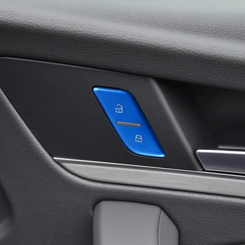 Avto Styling Vrat Stikalo za Odklepanje Tipk Kritje Decals Trim Za Audi Q5 DV 2018-2020 Notranja Oprema Spremenjen