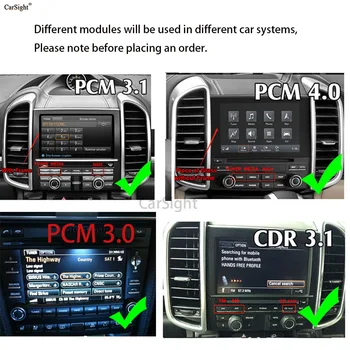 Avto Zaslon Telefona Ogledalo Modul Polje Za Porsche Cayenne Macan CDR 3.1 PCM4.0 PCM3.1 PCM3.0 Brezžični Android Auto Apple CarPlay