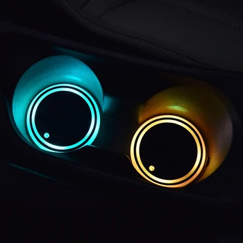 Avto Železnica Z LED Svetlobo 7 Barv Svetlobni RGB Svetlobe Mat S Svetlobno Tipalo Vibracij Senzor Praktično Varčevanje z Energijo Pokal Pad