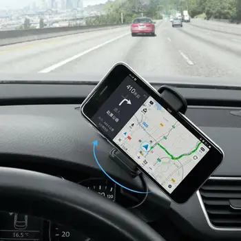 Avtomobilski Telefon oporo 360-Stopinjski GPS Navigacijski Plošči Držalo v Avtu za Univerzalni Mobilni Telefon Clip Nastavek za Stojalo, Nosilec