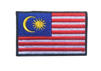 Azijske Zastavo Koreja Singapur Turčija Vietnam Indija, Izrael, Saudova Oman Filipini Laos Katar 3D Zastavo Obliž Suknjič Oblačila Obliži