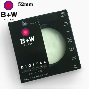 B+W UV Filtra 52 mm XS PRO MRC Nano UV HAZE Zaščitna B+W Ultra Tanek za Nikon Canon Sony SLR Fotoaparat Objektiv