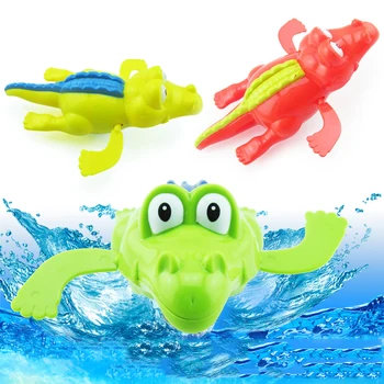 Baby Kopel Kopanje Igrača Krokodil Veter Gor Po Maslu Igrajo Tuš Po Maslu Plavanje Otroke, Igrajo Voda Srčkan Živali Za Otroke