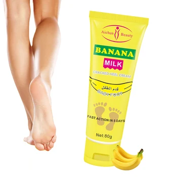 Banana Mleko Baby Foot Cream Vlažilna Izboljšanje Suho Kožo Mehča Pohoten Anti-razpokane Pete Krema Anti lušči Losjon za Telo