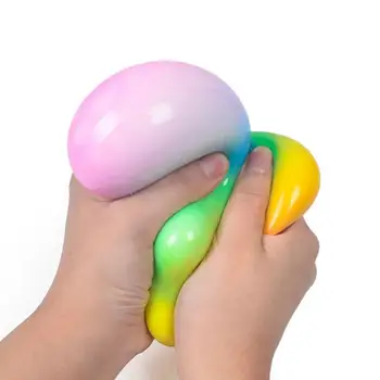 Barvita Vent Žogo Pritisnite Tlaka Igrača Lajšanje Anti Stres Žoge Z Roko Stisnite Fidget Igrača Paket Za Otroka Otroci Antistress