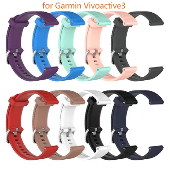 Barvita Zamenjava Silikonski Trak za Garmin Vivoactive3 Pametna Zapestnica Vivomove HR za Garmin Vivoactive 3 Watchband