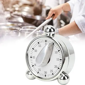 Baterija-brezplačno Mehanski Časovnik Priročnik Timer Za Kuhanje Učenje Peko Vaja 60 Minut Kuhinjski Timer