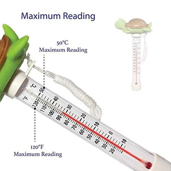 Bazen Termometer Srčkan Živali Vode Spa Merjenje Temperature Merilnik Želva Dodatki Bazen Bazen Termometer Za Jacuzziju