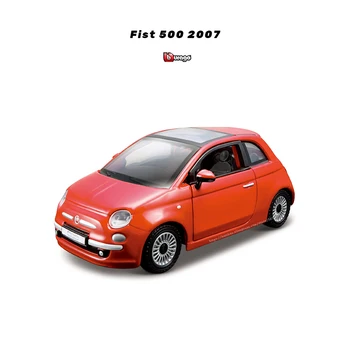 Bburago 1:32 2007 Fiat 500 Zlitine avto zbiranje WRC rally Avto model darila, igrače Posebni škatli pack