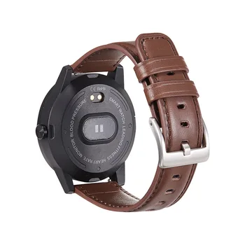 BEAFIRY Pravega Usnja 20 mm 22 mm Watch Band Za Samsung Watch Trak huami amazfit Zapestnica Watchbands Črna, Rjava, Modra, Roza
