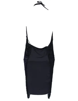 Big Velikosti Seksi 2XL Backless Mini Klub, Obleko Vroče Prodajo Modne Ženske Klub Črna Mini Obleka Plus Velikost XXL W846067