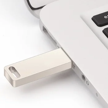 BiNFUL 50pcs Kovinski nepremočljiva PenDrive USB 2.0, Usb Flash Disk 1GB, 2GB 4GB 8GB 16GB 32GB Pen Drive Flash Pomnilniško Kartico, Natisni LOGOTIP