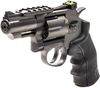 Black Ops Iztrebljevalec 2.5 Inch Revolver Full Metal Co2 Bb/pelete Pištolo Ustrelil .177 Bbs ali Peleti Kovin Okrasni Stenski Plošči