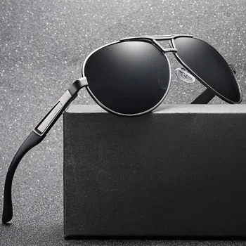 Blagovno znamko Design Classic Polarizirana sončna Očala Moških Vožnje Sunglass UV400 Vintage sončna Očala Premaz Ogledalo Odtenki Oculos de sol