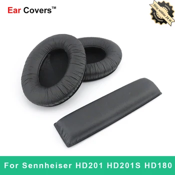 Blazinic Za Sennheiser HD201 HD201S HD180 Slušalke Earpads Zamenjava za Slušalke Ear Pad PU Usnje Goba Pene