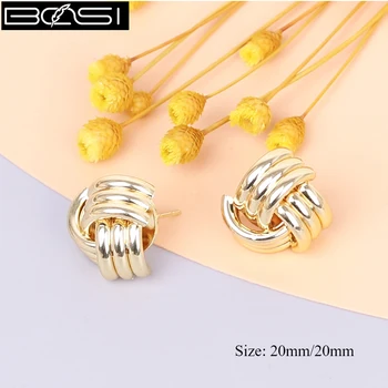 BOSI Kovinski Stud uhani za ženske, modni nakit Zlati uhani 2021 trend korejski boho Geometrijske uhan trgovini Dodatki