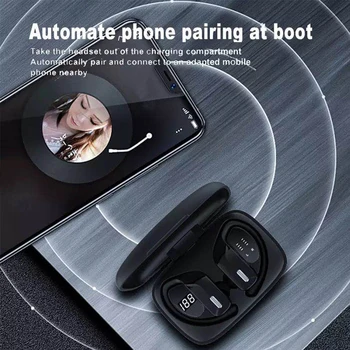 Brezžične slušalke bluetooth slušalke IPX5 vodotesne slušalke športne slušalke touch kontrole bluetooth 5.0
