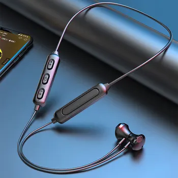 Brezžični 9D HI-fi Bluetooth Slušalke Magnetni Stereo Surround Slušalke Nepremočljiva Šport Čepkov za Zmanjšanje Hrupa Slušalke