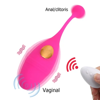 Brezžični Daljinski Vibrator Vaginalne Zaostritev Uresničevanje Sex Igrače za Ženske 10 Hitrost Nosljivi Dildo, Vibrator Stimulacijo Ščegetavčka