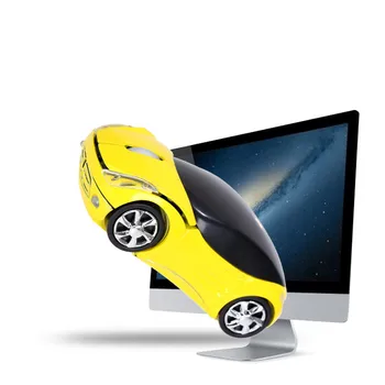 Brezžično Miško Avto Obliko Miško LED osvetlitvi Miško, 3 Gumbi, 1200 DPI, USB Obdavčljivi Profesionalne Gaming Mišk Za Prenosni RAČUNALNIK