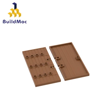 BuildMOC 87601 4X10 Ograjo, vrata Za Gradnjo Blokov, Deli DIY Gradnje Ustvarjalno darilo Igrače