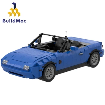 Buildmoc Sodobne blagovne znamke MX-5 Avto Roadster Model Komplet MOC-27076 Stavbe, Bloki, Opeke Otroci Igrače Fit visoko-techalalalal RC AVTO