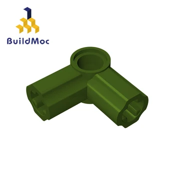 BuildMOC Združuje Delcev 3high-tech Osi Pin Priključek za Kotno #6-90 stopinj gradniki Deli DIY darilo Igrače