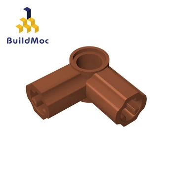 BuildMOC Združuje Delcev 3high-tech Osi Pin Priključek za Kotno #6-90 stopinj gradniki Deli DIY darilo Igrače