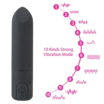 Bullet Vibrator Mini Šminka Klitoris Stimulacije Igrače za ponovno Polnjenje Nepremočljiva G Spot Vibrator, Vibrator Sex Igrače za Ženske in Pari