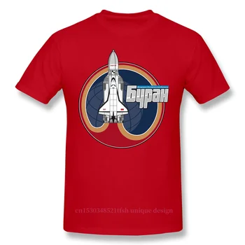BURAN Sovjetske Shuttle T-Shirt Moški Vrh Kakovosti Bombaž Kratko Poletje Rokav Vesolju Zasedbo Mars 2026 Priložnostne Srajco Svoboden