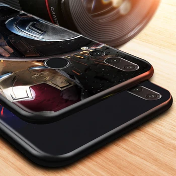Captain America Marvel Mehko TPU Za Huawei Honor 20i 10i 20E V9 9A 9N 9S 9i 9X 9C 9 Igrajo 3E Pro Lite AS Black Primeru Telefon