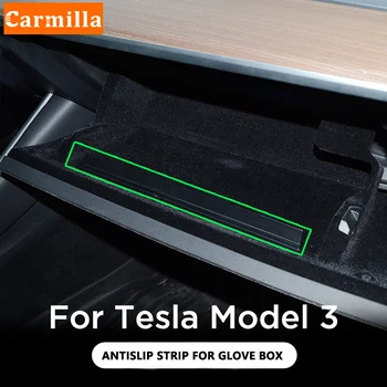 Carmilla za Tesla Model 3 Model Y 2017 - 2021 Avto Centralne Armrest Polje Nalaganje Tidying Škatle za Rokavice Dvojni Nadstropni Non-Slip