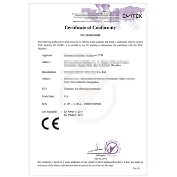 CE Certifikacijo Ultrazvočni Čistilec Por Obraz Pranje Pralni Kože Čistilo Odstrani Blackhead Akne Instrument Instrument Lepoto