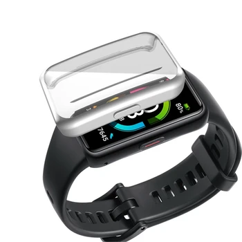 Celoten Rob Smartwatch Mehko Zaščitno folijo polno Kritje Zaščito Za -Huawei Honor 6 Watch Screen Protector Primeru