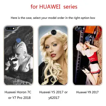 Christina Aguilera Telefon Primerih Za Huawei Mate 30 20 10 Lite Pro mehki Silikonski Pokrov Y9 2019 2018 Nova 5T 5i 4 5 Pro