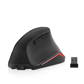 CHYI 2.4 G Wireless Mouse Ergonomska Navpično Računalnik Miši 800/1200/1600DPI Polnilne USB Optična Miška Za PC Gamer Prenosnik
