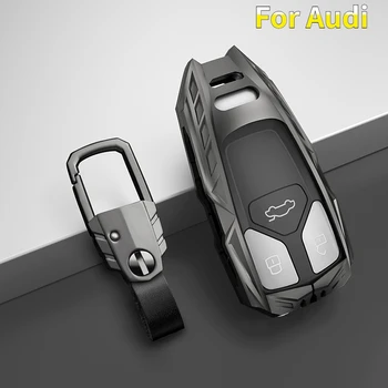 Cinkove Zlitine Materiala Avto Ključ Primeru Zajema Fob Lupini za Audi A4 B9 A5 A6L S4 S5 S7 8W V7 4M V5 TT TTS RS Coupe Dodatki