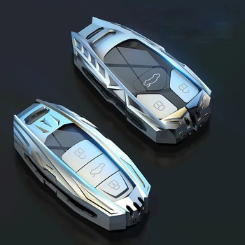 Cinkove Zlitine Materiala Avto Ključ Primeru Zajema Fob Lupini za Audi A4 B9 A5 A6L S4 S5 S7 8W V7 4M V5 TT TTS RS Coupe Dodatki
