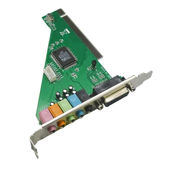 CMI8738 Čipov Stereo Zvok Port PCI Zvočna Kartica Podpira 2/4CH in DLS s CD Gonilnik za Namizni RAČUNALNIK Računalnik