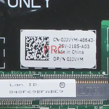 CN-0JJVYM 0JJVYM Za DELL XPS 17R L702X 2D GT550M 1 GB Prenosni računalnik z matično ploščo DAGM7MB1AE1 DAGM7MB1AD0 HM67 DDR3 za Prenosnik Mainboard