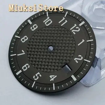 Corgeut 34 mm black /white/kava/zelena sterilne watch izbiranje fit NH35 gibanja