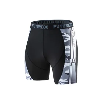 Crossfit športne hlače moški fitnes hlače slim absorbira znoj teče Hlače / modi planinarjenje Capris kratke domače