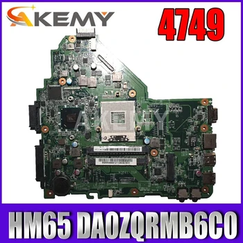 DA0ZQRMB6C0 Matično ploščo za Acer Aspire 4349 4749 motherboard HM65 MBRR406001 testirani original mianboard