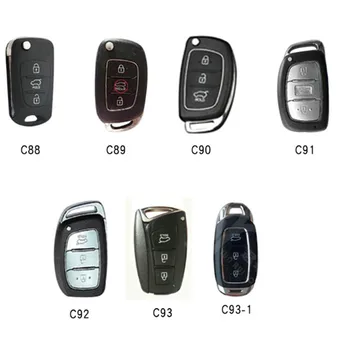 DAKATU Usnje Avto Ključ Primeru vrečko Za Hyundai Elantra Sonata Tuscon IX 35 Auto Daljinsko Fob Kritje Keychain Zaščitnik Vrečko