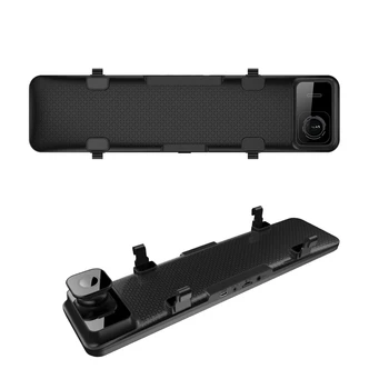 Dash Cam 4K Ultra HD 2160P Sony IMX415 Pogon Video Snemalnik Rearview Mirror Dvojno Objektiv Dashcam Spredaj in Zadaj Avto DVR Dash Fotoaparat