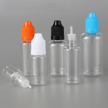 Debelo 100 KOZARCEV 3ml-50 ml PET Plastike Prazno Kapalko Tekoče Oči čisto Vodo Steklenico Dolgo Nasvet Skp Z 20 Toka Potovanja Steklenice